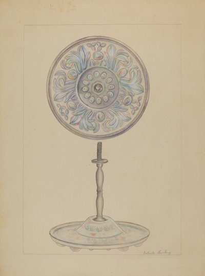 Speilstøtte, c. 1936. av Gertrude Lemberg