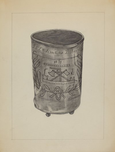 Tinnbeger, ca. 1936. av Gertrude Lemberg