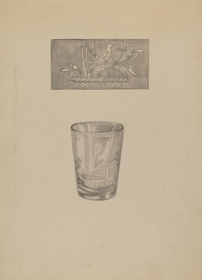 Whiskyglass, 19351942. av Gertrude Lemberg