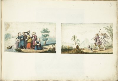 Moses og Tobias og engelen av Gesina ter Borch (signed by artist)