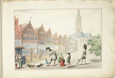 Hanekamp i Sassenstraat i Zwolle av Gesina ter Borch