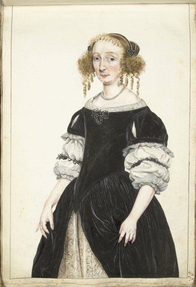 Portrett av Petronella de Waert av Gesina ter Borch