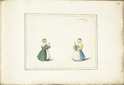 To jenter med en dukke av Gesina ter Borch