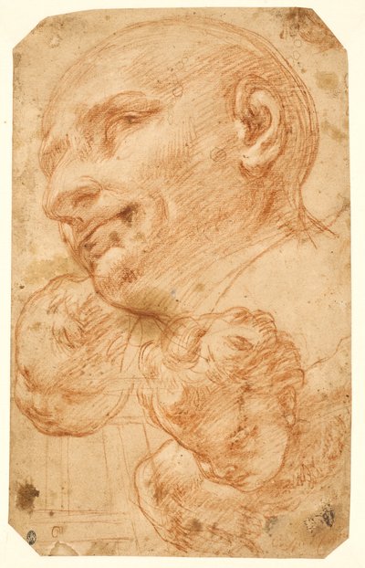 Hoder av St. Charles Borromeo og to kjeruber av Giacinto Brandi