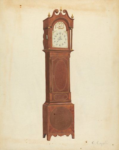 Bestefars klokke, ca. 1935. av Giacinto Capelli