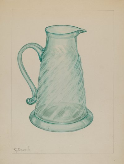 Melassekanne, ca. 1937. av Giacinto Capelli