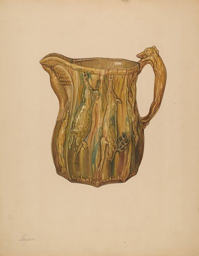 Pitcher, c. 1938. av Giacinto Capelli