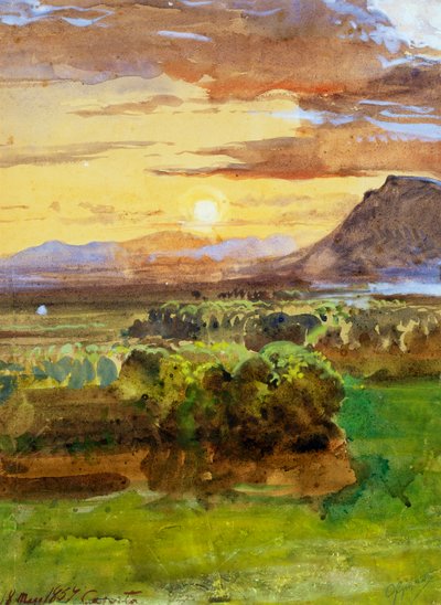 Caserta landsbygda av Giacinto Gigante