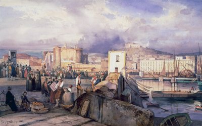 Napoli brygge av Giacinto Gigante