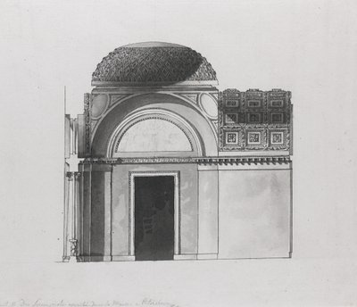 Skapdesign for hertugen av Serracapriola i Petersburg av Giacomo Antonio Domenico Quarenghi