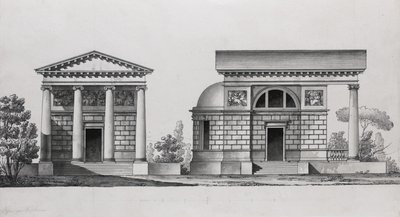 Kirkedesign for Tutomlin-familien av Giacomo Antonio Domenico Quarenghi