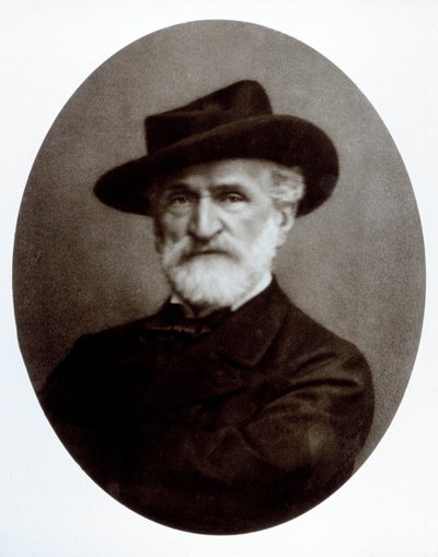 Portrett av Giuseppe Verdi av Giacomo Brogi