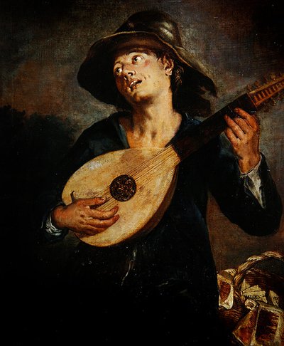 Sanger med lut av Giacomo Francesco Cipper