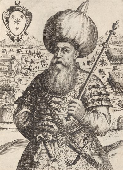 Sinan Bassa, Cap. General for hæren til Maumet Impe. av tyrkere, 1596. av Giacomo Franco