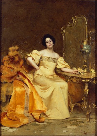 Skuespiller Virginia Reiter av Giacomo Grosso av Giacomo Grosso