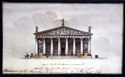Heving av ridestallen ved Tsarskoye Selo av Giacomo Quarenghi
