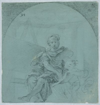 Design for Allegory of Painting av Giacomo Zampa