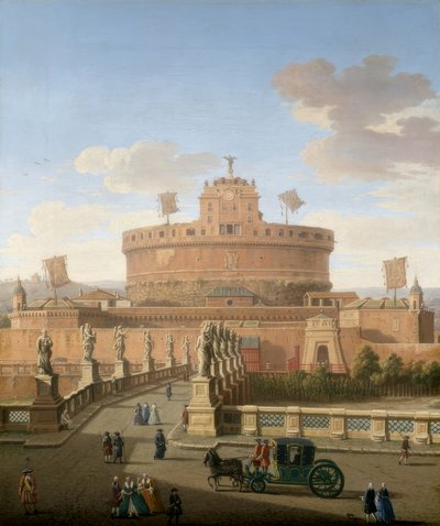 Roma, utsikt over Castel Sant