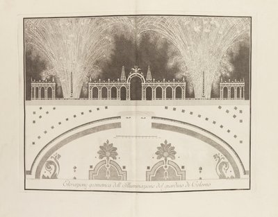 Festival I anledning ekteskapet til Ferdinand, hertugen av Parma med erkehertuginnen..., 1769. av Giambattista Bodoni