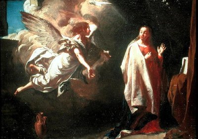 Bebudelsen (olje på lerret) av Giambattista Piazzetta
