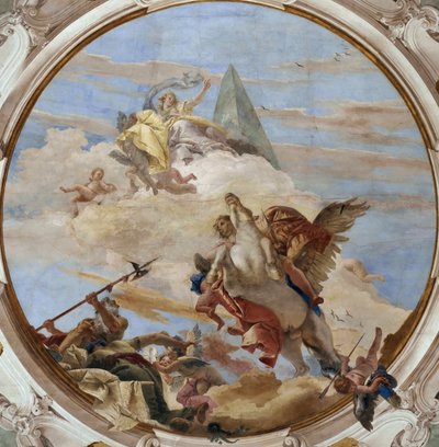 Bellerophon på Pegasus, ca 1746. av Giambattista Tiepolo