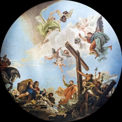 Oppdagelsen av det sanne kors, ca. 1745. av Giambattista Tiepolo