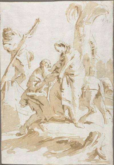 Flykten til Egypt av Giambattista Tiepolo