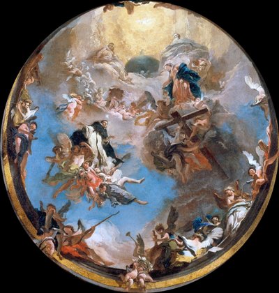 The Glory of Saint Dominic, ca 1738. av Giambattista Tiepolo