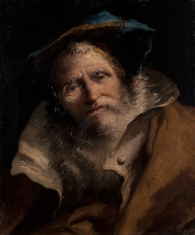Filosofportrett av Giambattista & Tiepolo Giandomenico (1727 1804) Tiepolo
