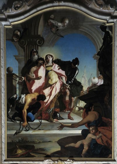 Fangst av Saint George (maleri) av Giambettino Cignaroli