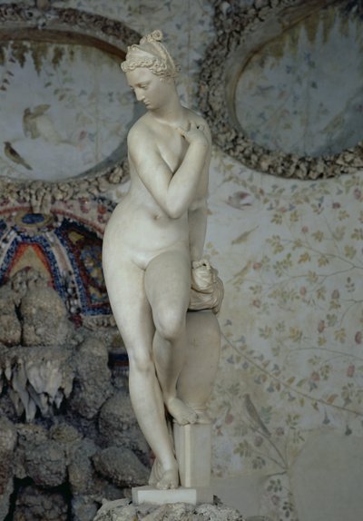Venus går ut av badet sitt, 1573 (marmor) av Giambologna