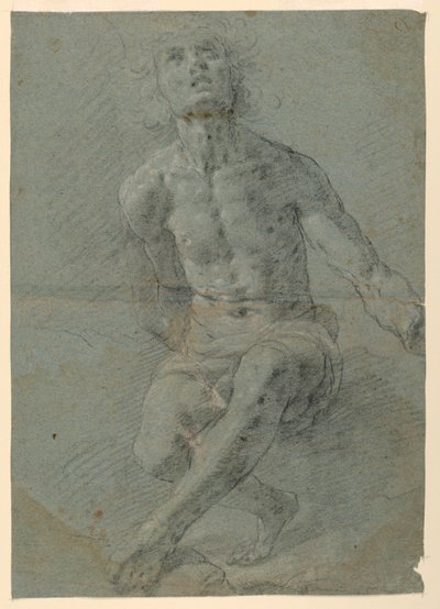 Studer for naken mann av Gian Giacomo Barbelli