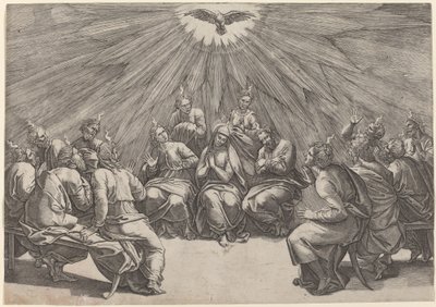 pinse av Gian Jacopo Caraglio after Raphael