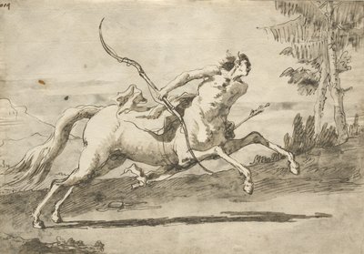 Galopperende kentaur, ca. 1755-65 av Giovanni Domenico Tiepolo