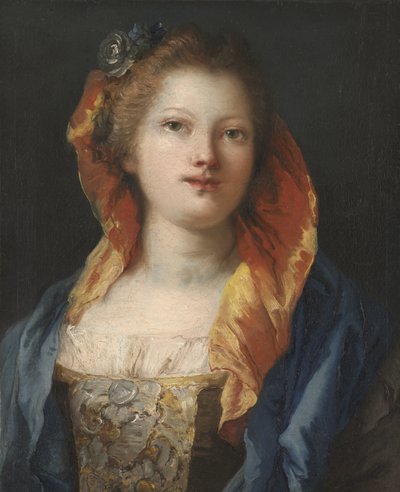 Portrett av en kvinne, 1762-70 av Giovanni Domenico Tiepolo