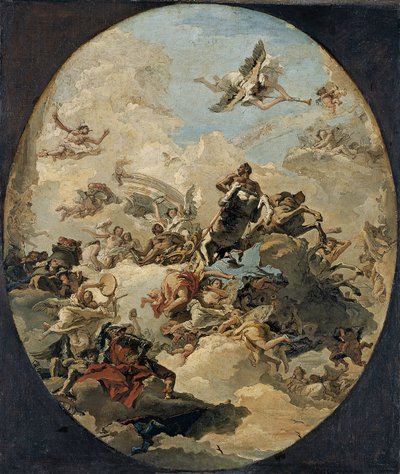 Apoteosen til Herkules av Giovanni Domenico Tiepolo