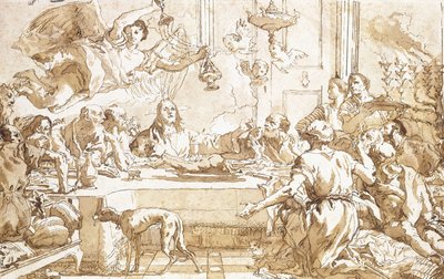 Det siste måltid, av Giovanni Domenico Tiepolo
