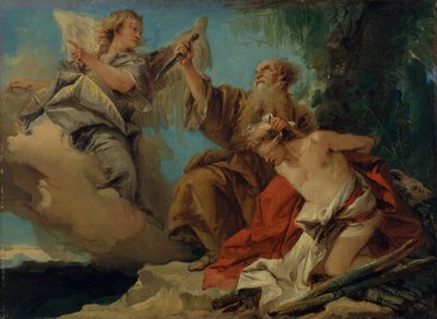 The Sacrifice of Isaac, ca. 1750 av Giovanni Domenico Tiepolo