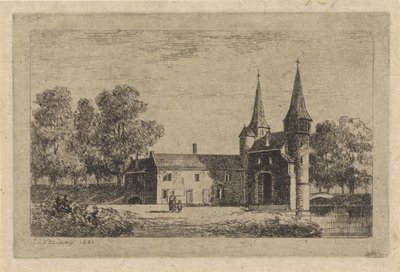 Østporten i Delft av Gijsbertus Johannes Verspuy