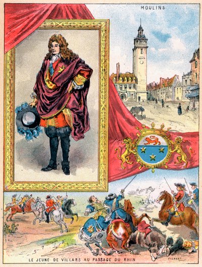 Claude Louis Hector de Villars, fransk militærsjef, 1898 av Gilbert