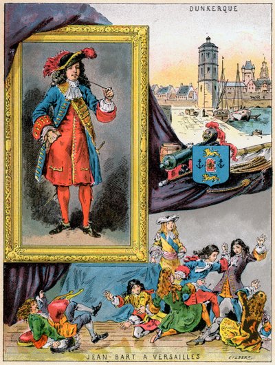 Jean Bart, fransk marinekommandør og kaper, 1898 av Gilbert