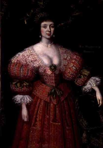 Portrett av Jane, Marchioness of Winchester (olje på lerret) av Gilbert Jackson