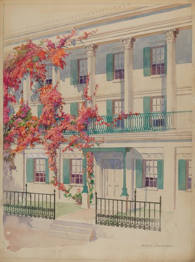 Kolonnade, ca. 1936. av Gilbert Sackerman