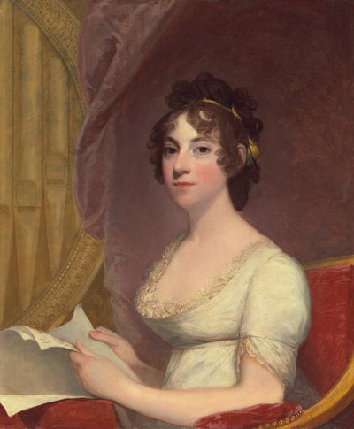 Anna Maria Brodeau Thornton, fru William Thornton, 1804. av Gilbert Stuart