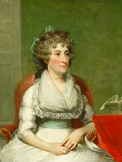 Catherine Yates Pollock, fru George Pollock, 17931794. av Gilbert Stuart