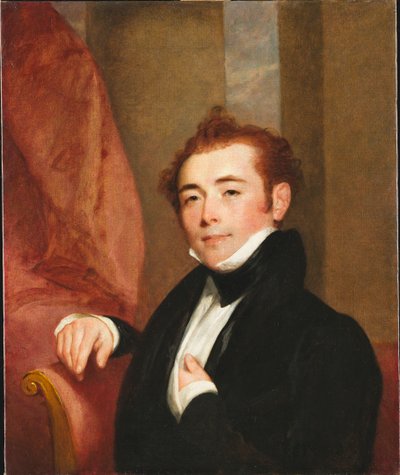 Portrett av George Brown, far til maleren John Lewis-Brown, 1825. av Gilbert Stuart