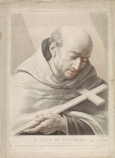 Den hellige Johannes av korset av Gilles Antoine Demarteau
