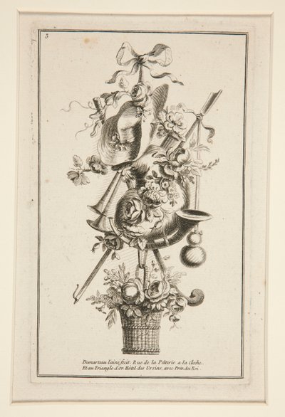 Ett ark fra Several Trophees av Gilles Demarteau