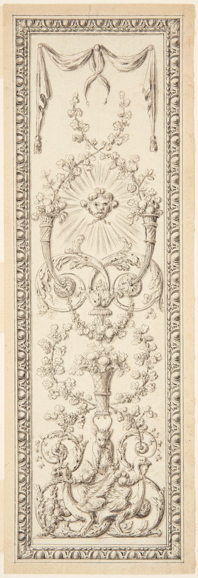 Design for et panel av Gilles Paul Cauvet