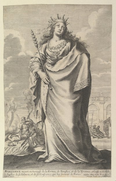 Marianne, 1647. Skapere: Gilles Rousselet, Abraham Bosse. av Gilles Rousselet and Abraham Bosse